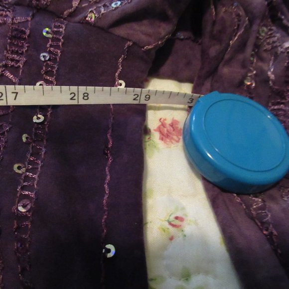 Purple AVENUE tunic top. - Picture 7 of 8